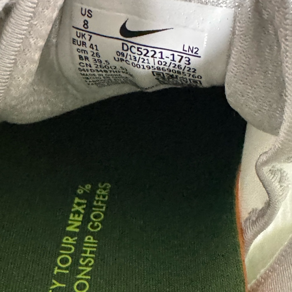 New men’s Nike golf shoes size 8 - Picture 5 of 5